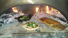31" Outdoor Wood Fired Black Stainless Steel Artisan Pizza Oven or Grill with Waterproof Cover