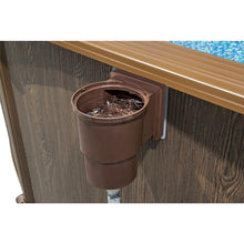 Bestway Hydrium 18' x 52" Steel Wall Above Ground Swimming Pool Set Brown