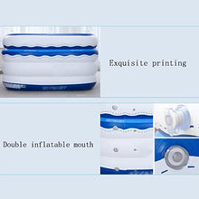 DSWMY Inflatable Pools, Inflatable Paddling Pool Portable Swimming Pool Above Ground Blow Up Pool for Indoor Outdoor Garden Summer Paddling Pool