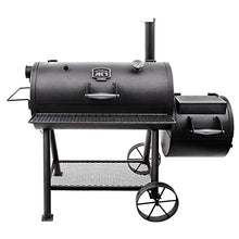 Oklahoma Joe's Highland Reverse Flow Smoker, Charcoal, Porcelain Coated Wire, Black