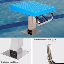 Swimming Pool Diving Platform, Diving Board with 304 Stainless Steel Base, Competition Inclined Diving Equipment