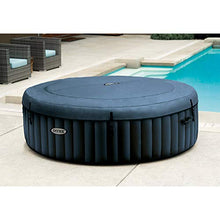 Intex PureSpa Plus 6 Person Inflatable Hot Tub Navy Blue