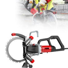 Toroidal Electric Concrete Saw, 8800W/9500W Portable Concrete Cutting Saw, 270mm Cut Depth, 3000RPM, Ring Saw Wall Cutting Machine for Stone, Metal, Marble,9500W