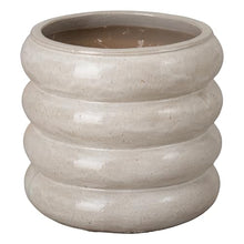 Emissary - Torus Planter Lg, Distressed White 23.5x21.5 H