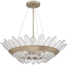 Stiffel Hartford Gray Iron Pendant Chandelier Clear