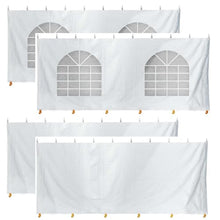 TentandTable 20' x 20' Premium Blockout Sidewall Kit for Canopy Tents White