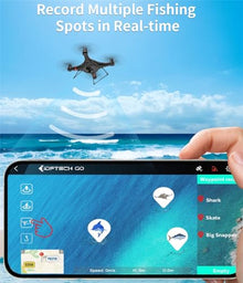 Camoro Fishing Drone 3KG Payload Triblade FPV 4K Camera Black