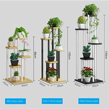 Plant Stand Plant Pot Stand Flower Stand Simple Metal Flower Stand Floor Shelf Flower Pot Indoor Plant Stand Outdoor Garden Decoration Plant Shelf Plant Stands Indoor ( Color : A , Size : 140*40*40cm