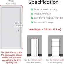 Lockable Crawl Space Access Door, 16 20 28 30 40 48 50in Access Panel