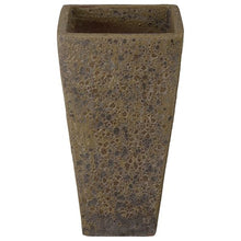 Emissary Bubble Yellow Stoneware Square Planter 17in x 31.5in