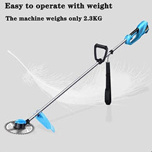 AMYYTL Rotary Mowers Cordless Weeder Grass Trimmer Household Portable Electric Lawn Mower, Multifunctional Garden Trimmer, Lithiu.