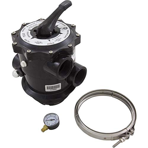 Pentair 261185 2-Inch 6-Way Clamp Style Valve Replacement Tagelus Pool and Spa Sand Filter