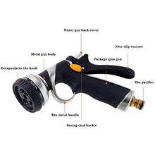 Sxdthy Hose Nozzle, Heavy Duty Hose Sprayer with 8 Adjustable Watering Patterns, Thumb Control Garden Hose Nozzle with Ergonomic Grip,