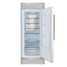 Forno Maderno 28Inch Convertible Refrigerator in White, 13.6 cu.ft, Right Swing with Decorative Trim Grill