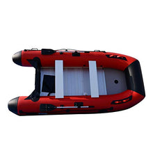 BRIS 12ft Inflatable Boat Red with Black