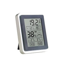 ASWRTYJO ABS Digital Display Hygrometer Touch Screen Remember High Low Temperatures