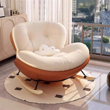 YUQKAI Shaking Chair Living Room Balcony Leisure Chair Home Bedroom Lazy Single Sofa Lunch Chair Cuddle Chair