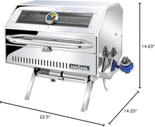 Magma A10-1218-2GS Catalina Infrared Gas Boat Grill (12" x 18"), Portable