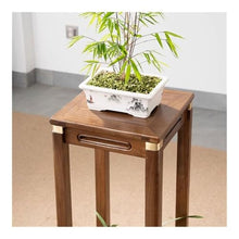 LUYOUBOZHU Vase Stand Wooden Plant Stand Flower Display Holder for Indoor Balcony and Garden Use