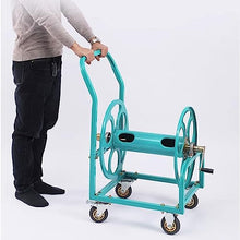 Hose Pipe Holder Hose Reel Cart, Hose Reel Cart with Wheels Heavy Duty, Industrial Hose Reels for Outside, Large Capacity Hose Holder, Hose Guide Installed Hose Pipe Hanger ( Size : For 1/2inch Hose )