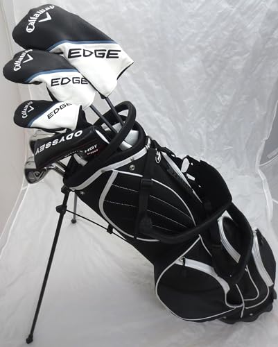 Callaway 2024 Tall Mens Complete Golf Set Driver, Wood, Hybrid, Irons, Odyssey Putter Black/White/Blue
