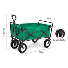 Folding Garden Trolley Cart Heavy Duty Wagon Multi-Function Shopping Cart Load：80kg