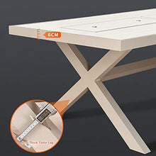 cfycfy987 Grilling Table Outdoor Barbecue Tables Leisure Courtyard Table Villa Yard Household Aluminum Alloy Multi-Function Stove Outdoor(150X90cm)