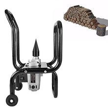 STMKB Electric Wood Splitter, Fully Automatic Household Firewood Splitting Tool, Easy to Carry, Powerful, Wood Ignition Wood Splitter with Grindstone for Fireplaces and Fire Pits
