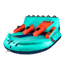 Radar The Chase Lounge Towable Tube 3 Person Mint/Navy/Red