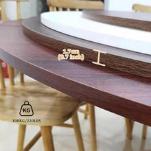 NehQrynvx Portable Round Poker Table Top Foldable, 1/4 Fold Solid Wood Board, Commercial Home Temporary Dining Table Extender, Multi-Scene for Gatherings/Gardens, Easy Storage(White,Dia 55 inch)
