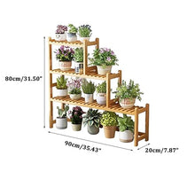 Wood Plant Stand Indoor Holders For Plants Sturdy Flower Pot Stands Simple Plants Shelf Wooden Flower Stand For Patio Plant Display Rack Variety Flower Flowerpot Stand For Living Room Balcony