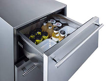 Summit 24” Two Drawer Refrigerator, Panel Ready* - ADRD24PNR