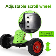 Plug-in Lawn Mower, with Rollers 3-Speed Adjustable Walk-Behind Lawn Mower 680W High Power Plug-in Lawn Mower with 10m Power Cord 2 Blades Household S