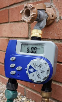 5-Pack Orbit 27133 2-Outlet Hose Watering Timer (2 Outlet Brass) - Dual Outlet Timer for Efficient Garden Irrigation