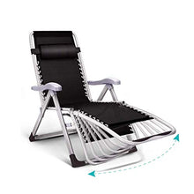 5JJJLOOOPP Sun Lounger, Zero Gravity Chair, Beach Chair, Lounge Chair Deck Chair, Folding Recliner Chair, Super Wide 65 CM, Beach Patio Garden C (1)