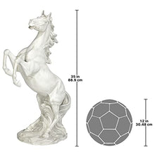 Design Toscano JE111291 Majestic Mustang Horse Statue,ancient ivory