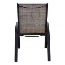 Courtyard Casual Santa Fe Collection Sling Chair 4 Piece Set Java