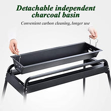 Barbecue Beach Camping Outdoor Barbecue Detachable Barbecue Stainless Steel Grill Portable Charcoal Grill Travel Picnic BBQ Grills (Size : 103 56 82cm)