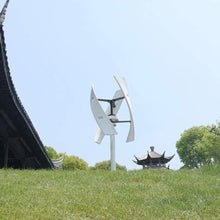KK-GAL Wind Turbine Generator Kit with 3-Blade, Vertical Wind Power Turbine Generator Kit with Full Set of Equipment, Power Producer Equipment, Wind Power Generator for Marine, RV, Home,2000w 12v 2m