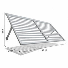 Adjustable Patio Awning with Continuous Hinge for Home Exteriors, Shade-Providing Louver Shutter with Integrated Flashing for Doors, Powder-Coated Frame Shade with Mounting Hardware for Entryways