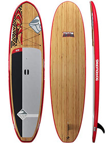 Boardworks Surf Triton 10'6 Recreational Stand up Paddleboard 2019 Woodgrain