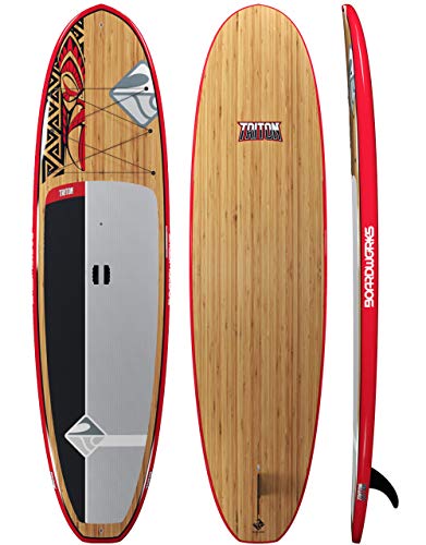 Boardworks Triton Recreational Stand Up Paddleboard Bamboo/Black