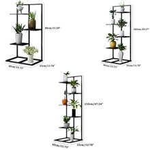 Pack Of Three Plant Stand Indoor Outdoor Large Multiple Flower Pot Holder Rack 3/4/5 Tier Corner Tiered Plant Shelf Metal Flower Pot Display Rack Multiple Plants Storage Shelf For Garden Balcon