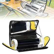 Solar Oven Portable Oven-4.5L Large Capacity Solar Cooker Outdoor Oven Camping Stove with Thermometer For 2-3 People Backpacking Hiking Family Party