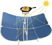 Brennstofffreier Solarkocher, 1800 W Konzentrierender Solarkocher Solarkocher Sonnenofen Outdoor-Ofen 1,5 M Durchmesser Parabolischer Brennpunkt Temperatur: 700–1000 ° C Für Outdoor-Wander-Picknick
