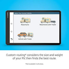 Garmin RV 1090 10" Navigator with Edge-to-Edge Display and Custom Routing Black