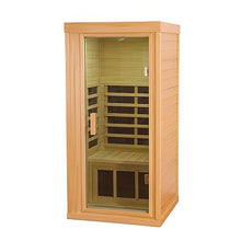 ZCBYBT 1 Person Sauna, Indoor Sauna Room for Home, with LCD Display and 1 LED Reading Lamp, for Relieve Fatigue