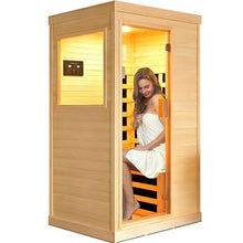 OUTEXER Far Infrared Sauna Home Sauna Spa Room Canadian Hemlock Wood 1200W