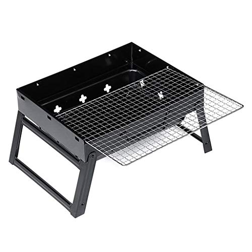Portable Compact Charcoal BBQ Grill Cooker Bars Smoker Outdoor Camping Foldable Picnic Barbecue Tools