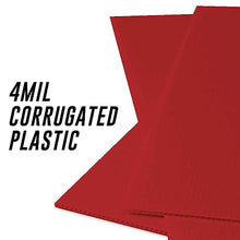 VictoryStore 18” x 24” Corrugated Plastic Blank Yard Signs Red 1000-Pack